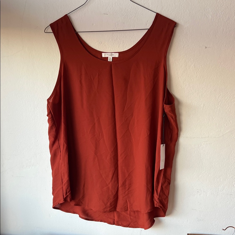Active USA Rust Tank Top